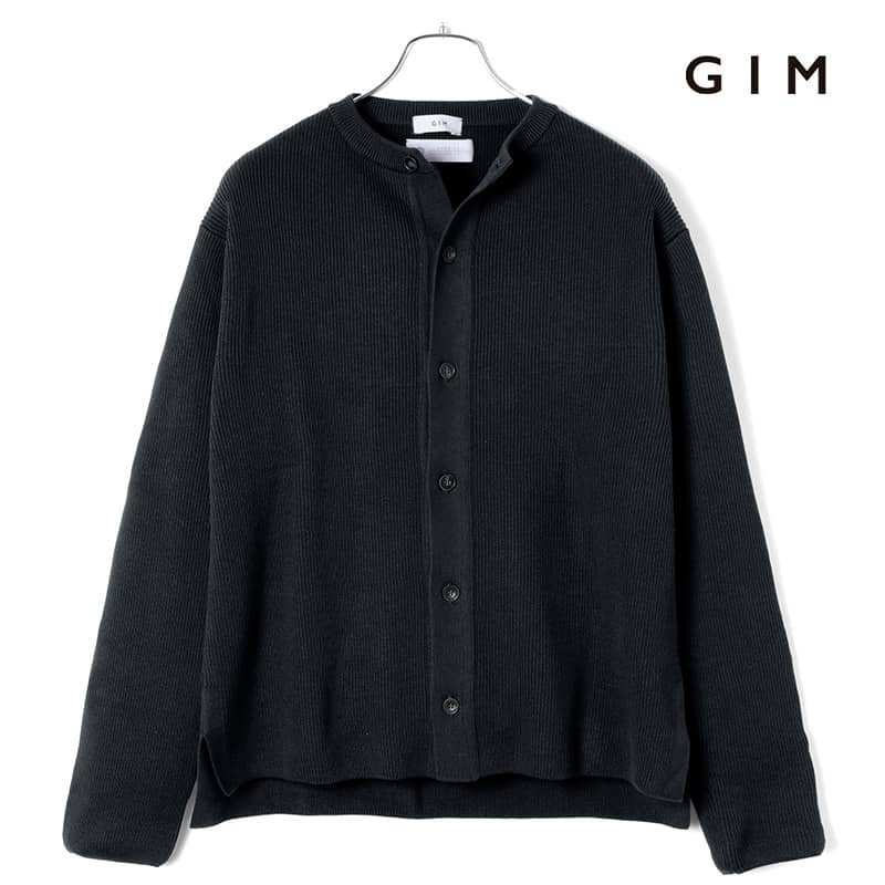 ◆【GIM(ジム)/春夏/アメリカンシーアイランドコットン14Gリブ編みクルーネックニットカーディガン】[gim2380012-LL]