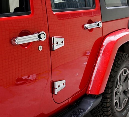  зеркальная полировка! Jeep металлизированный накладка ручки двери Wrangler Unlimited JK38L спорт Sahara Rubicon Trail Edition 