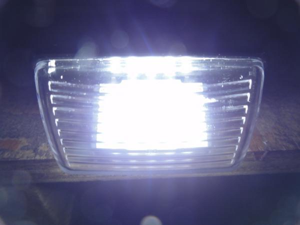  ultra white light! exchange type! Peugeot LED number light license lamp 207 207SW Cielo premium grif 