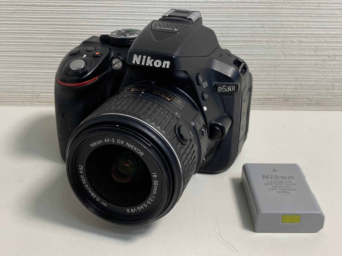 【★13-6545】■中古■Nikon ニコン DX5300 レンズキット 18-55mm 1：3.5-5.6GⅡ 中古動作品（5254）_画像1