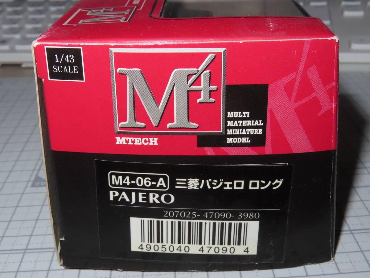  letter pack post service possible 1/43 MTECH M Tec Epo k company 1/43 Mitsubishi Pajero long minicar JULKO unused goods 