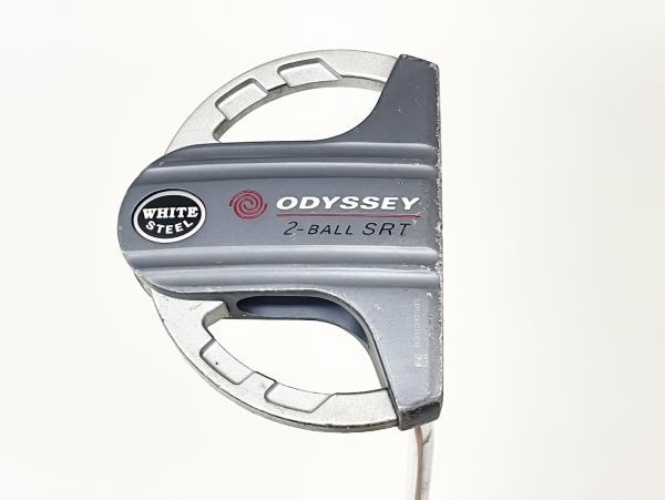T574-000000 ODYSSEY オデッセイ WHITE STEEL 2-BELL SRT パター 右利き ゴルフ ゴルフクラブ ゴルフ用品 ⑥_画像1
