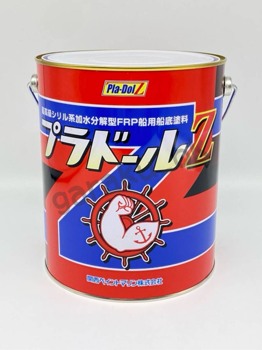 プラドールZ ブラック 黒 4kg　4缶セット　関西ペイントマリン 送料無料