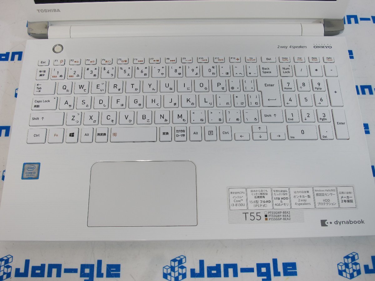 Dynabook PT55GWP-BEA2 Win10Home / i3-8130U 2.20GHz / RAM:16GB / SSD:1TB 1円スタート！ J480501 YAU 関東発送_画像4