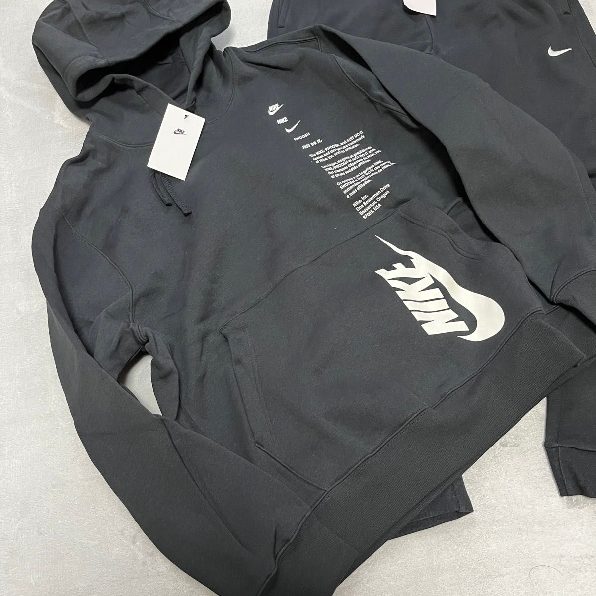 NIKE 上下セット セットアップ 裏起毛 スウェット パーカー フーディ スウェットパンツ ジョガーパンツ スウッシュ XXL