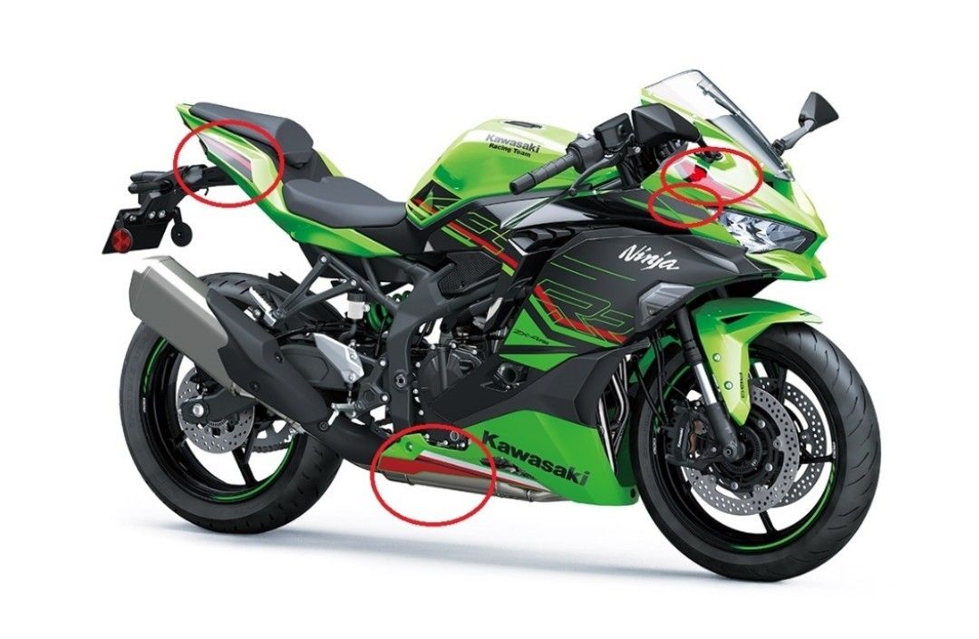 ZX25R ZX4R グラフィックステッカー 社外 ZX-25R ZX-4R デカール ZX25R ZX4R グラフィックステッカー 社外 ZX-25R ZX-4R デカール