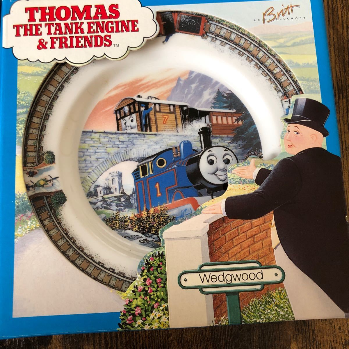 ウエッジウッド　機関車トーマス　お皿　２枚_画像1