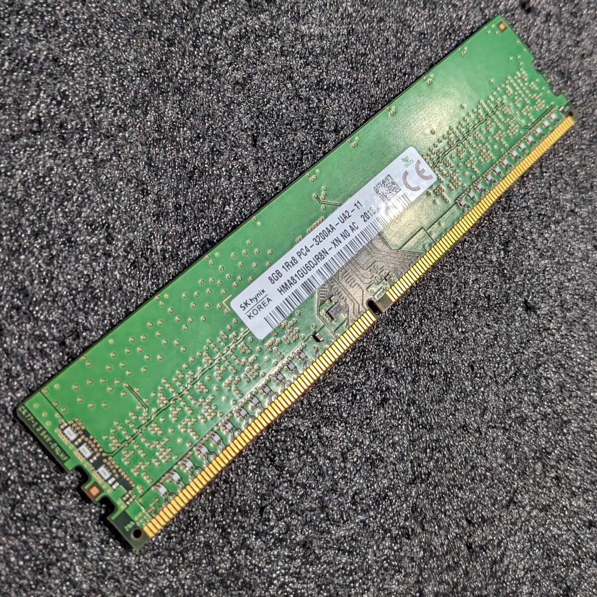 【中古】DDR4メモリ 8GB1枚 SK hynix HMA81GU6DJR8N-XN [DDR4-3200 PC4-25600]_画像2