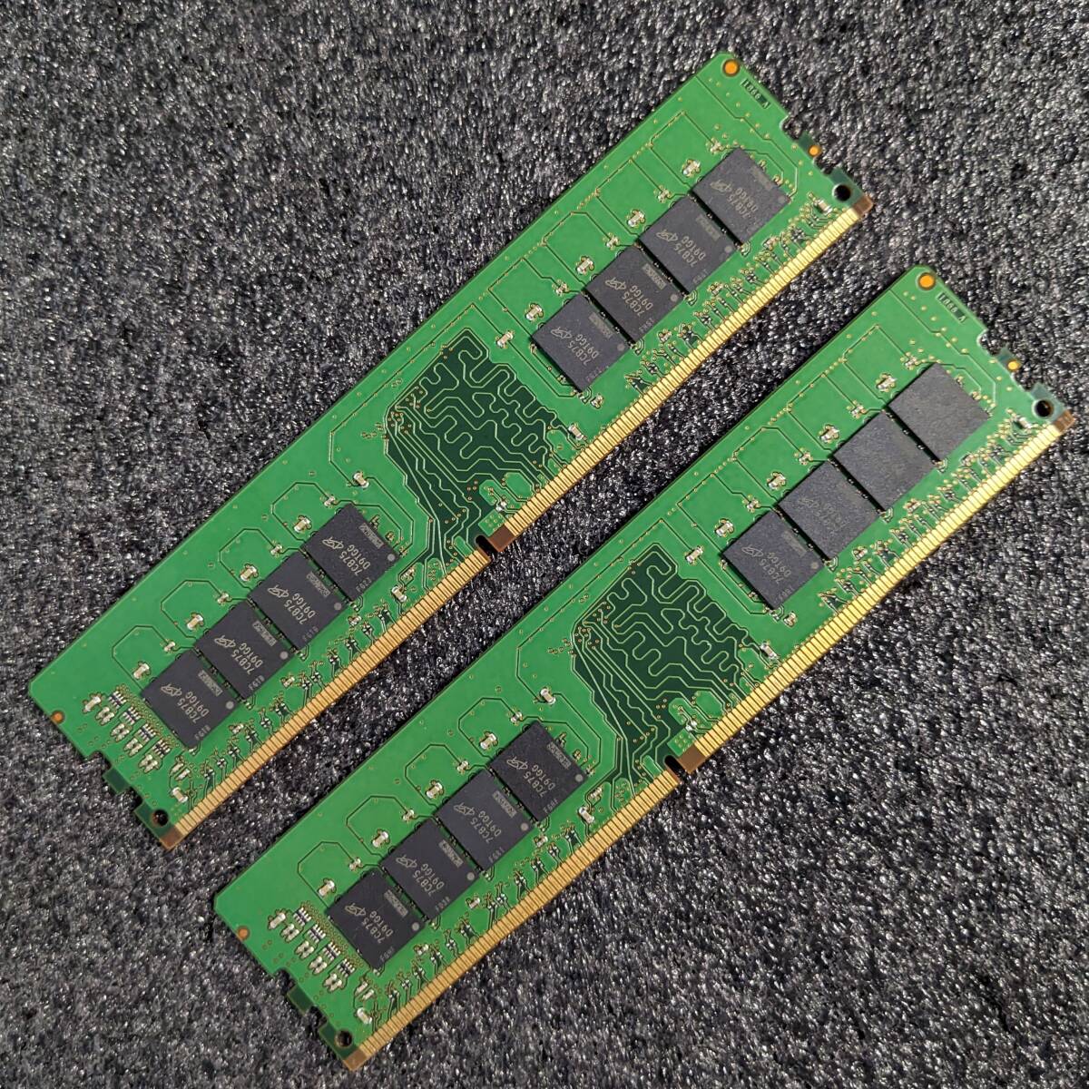 【中古】DDR4メモリ 16GB(8GB2枚組) Micron MTA16ATF1G64AZ-2G1B1 [DDR4-2133 PC4-17000]の画像3