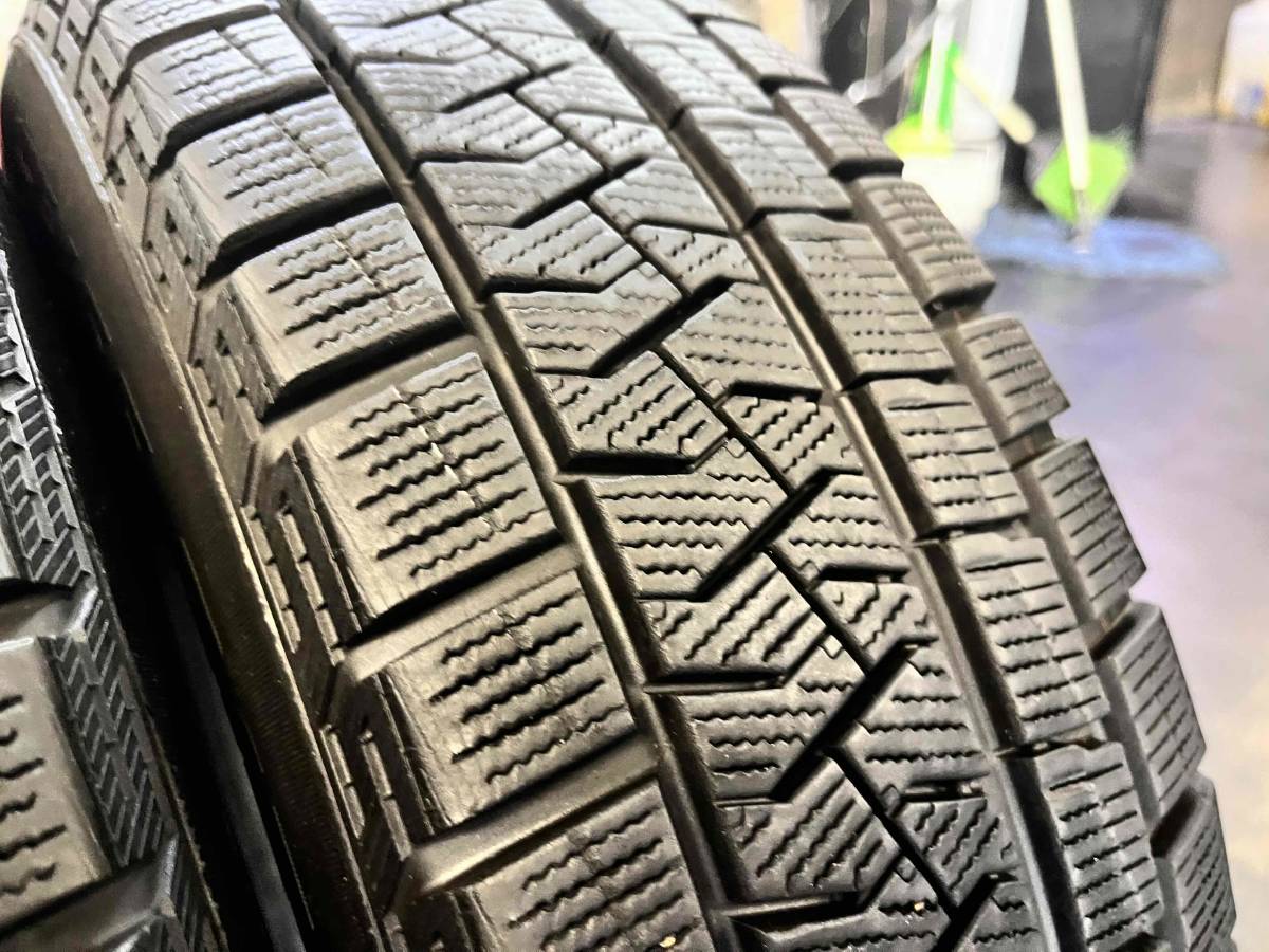 ピレリ アイスアシンメトリコ プラス 175/65R15 2018年製 4本 ミニクーパー アクア スイフト ヴィッツ キューブ フィット スタッドレス _画像5