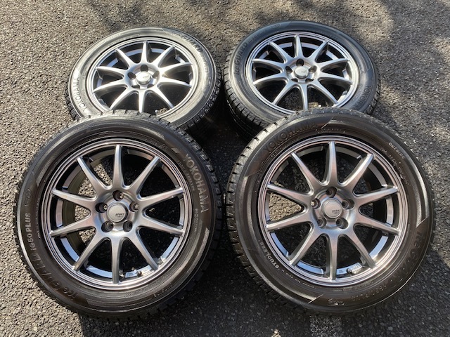 スタッドレスセット スポーツアベリア 6.5J‐16インチ ET45 PCD100-5穴 205/55R16 プリウス、カローラツーリング、レクサスCTなど_画像1