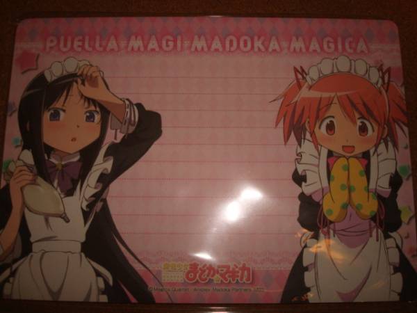 【各1枚のみ注意】魔法少女まどか☆マギカ メモマウスパッド2種1枚ずつ 【各1枚のみ注意】_画像2