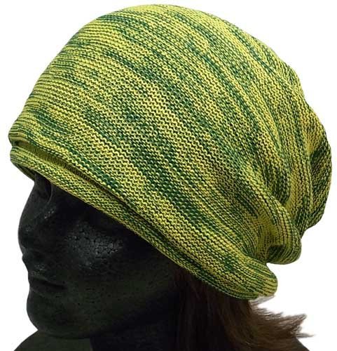  новый товар бесплатная доставка summer хлопок вязаная шапка [ желтый / зеленый (L)] мужской женский DIGZHAT тонкий для помещений тоже watch Beanie шляпа 