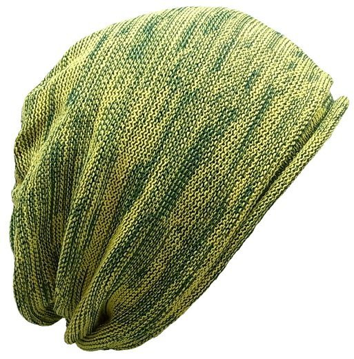  новый товар бесплатная доставка summer хлопок вязаная шапка [ желтый / зеленый (L)] мужской женский DIGZHAT тонкий для помещений тоже watch Beanie шляпа 