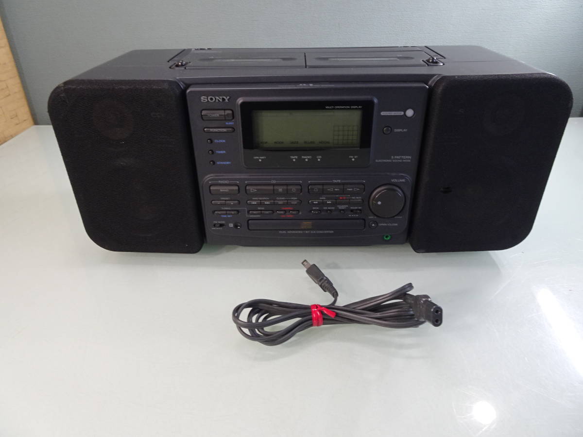 SONY/ Sony CD магнитола ZS-5 CDOK кассета дефект снятие деталей утиль 