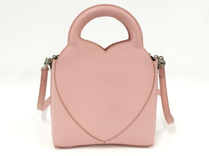 [ used ]TIFFANY&Co. 2WAY shoulder bag Retun to Tiffany leather pink 