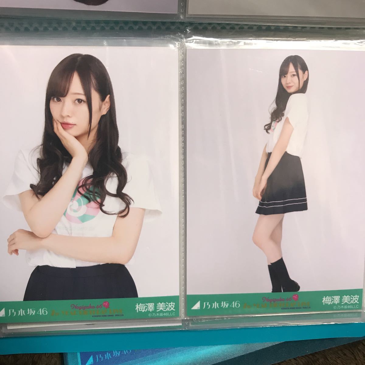 乃木坂46 西野七瀬 卒コンT 生写真 梅澤美波 チュウ、ヒキ_画像1