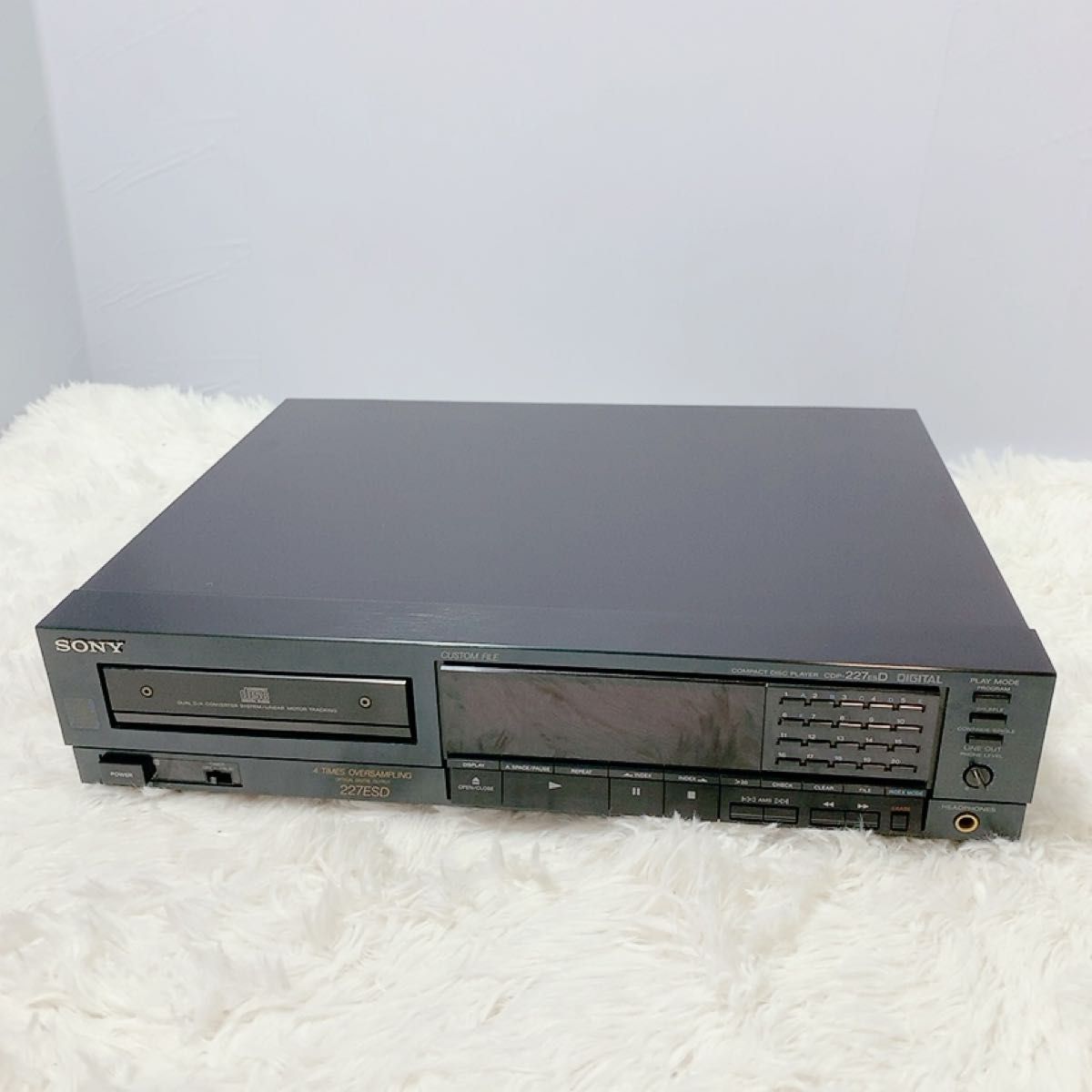 SONY ソニー CDプレーヤー CDデッキ CDP-227ESD 高級