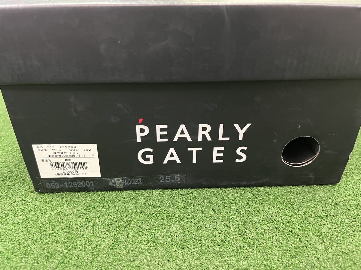 パーリーゲイツ PEARLY GATES ゴルフシューズ 053-1292001 ブラック/レッド 25.5cm_画像8