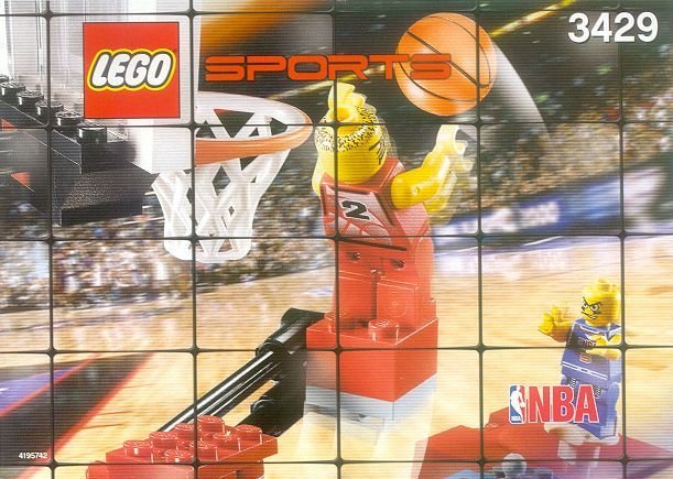 LEGO 3429　レゴブロックスポーツバスケットボールNBA廃盤品_画像1