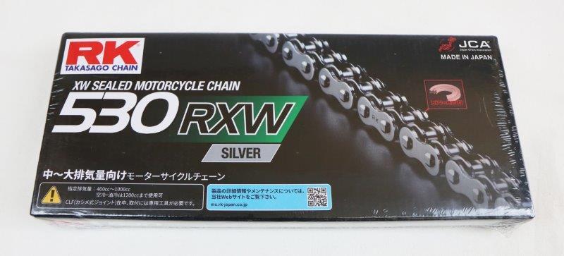 在庫有当日発送 アールケー・ジャパン RKチェーン SV530RXW-110 SILVER シルバーの画像1