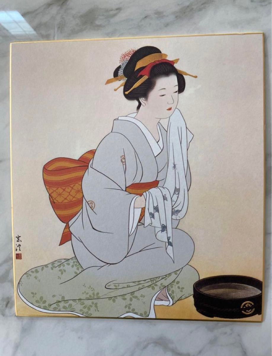 8枚セット 浮世絵 歌舞伎 花鳥画 美人画 日本絵画 色紙画 8枚セット 浮世絵 歌舞伎 花鳥画 美人画 日本絵画 色紙画