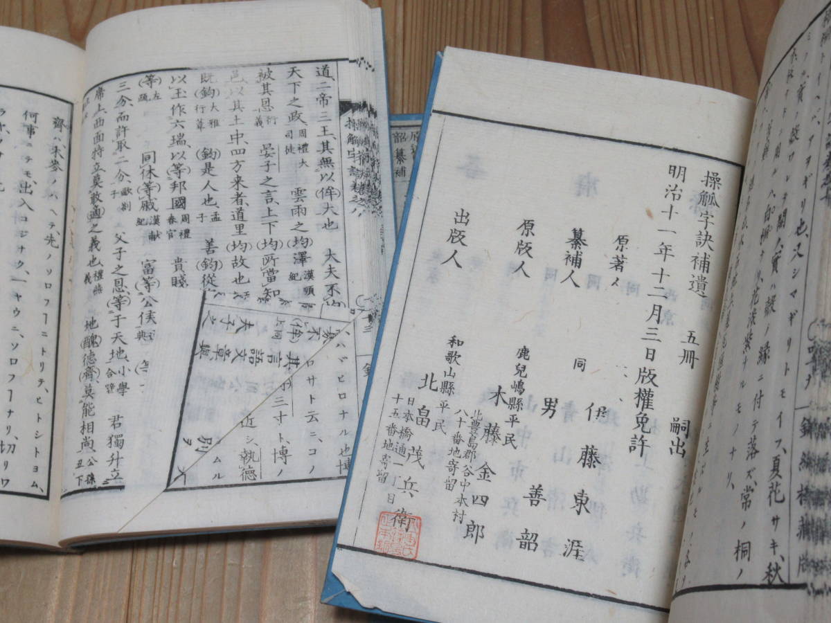 N4544/操觚字訣 13冊 セット 伊藤東涯 和本_画像4