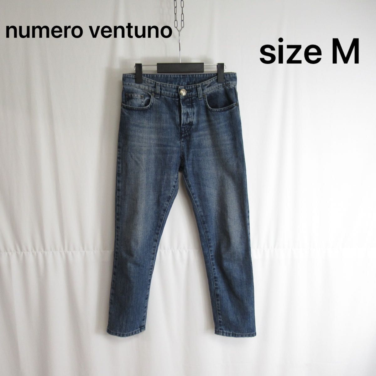 N21 numero ventuno テーパード デニム パンツ ジーンズ ヌメロ ヴェントゥーノ M レディース イタリア製 