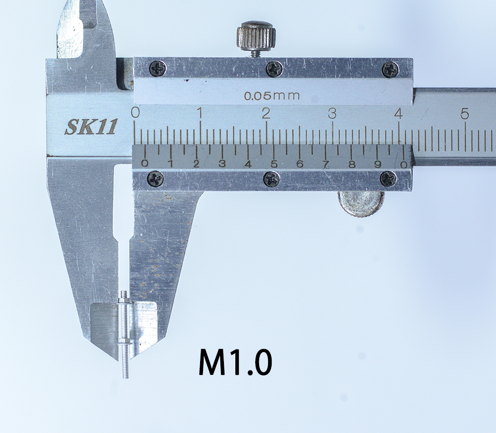 ボルトナット(M1.0相当)　3Dプリンタ出力パーツ　オートバイ　ジオラマ、ドールハウス等に　ディティールアップ　1/12、1/24、1/6　1/35_画像3