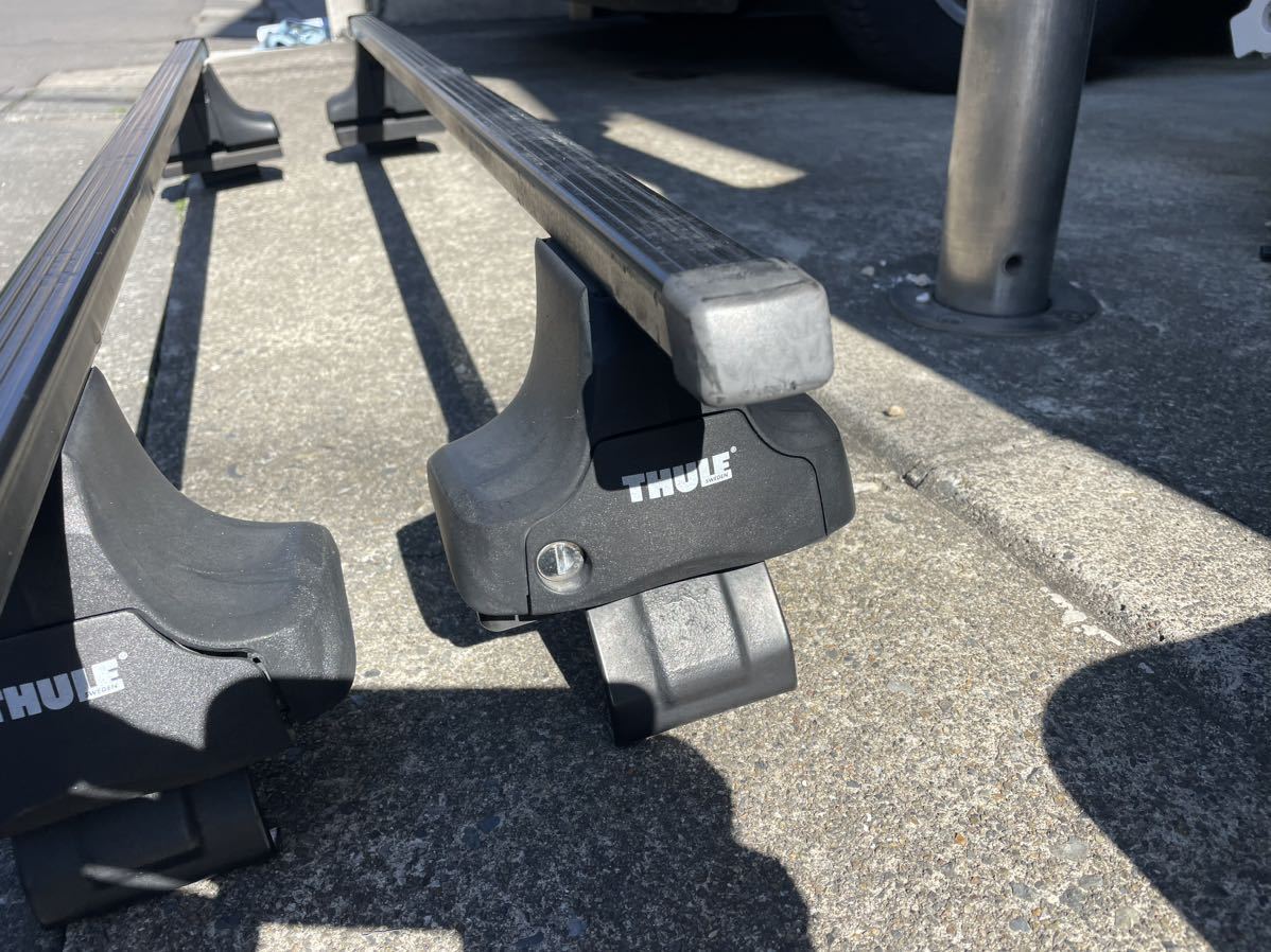 THULE ルーフキャリア スーリー ホンダフィットＧＥ　中古　754＋1465 スクエアバー_画像2