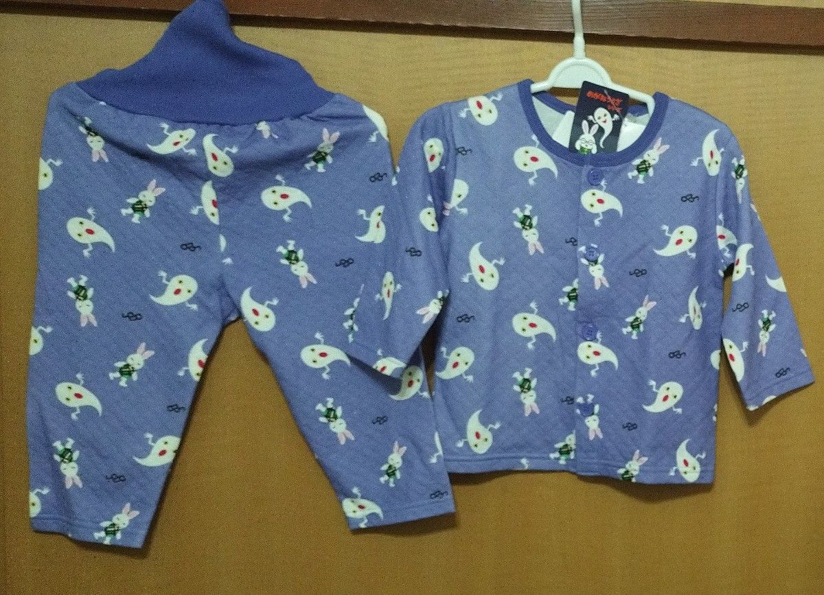 [新品未使用]めがねうさぎシリーズ 長袖パジャマ 90cm
