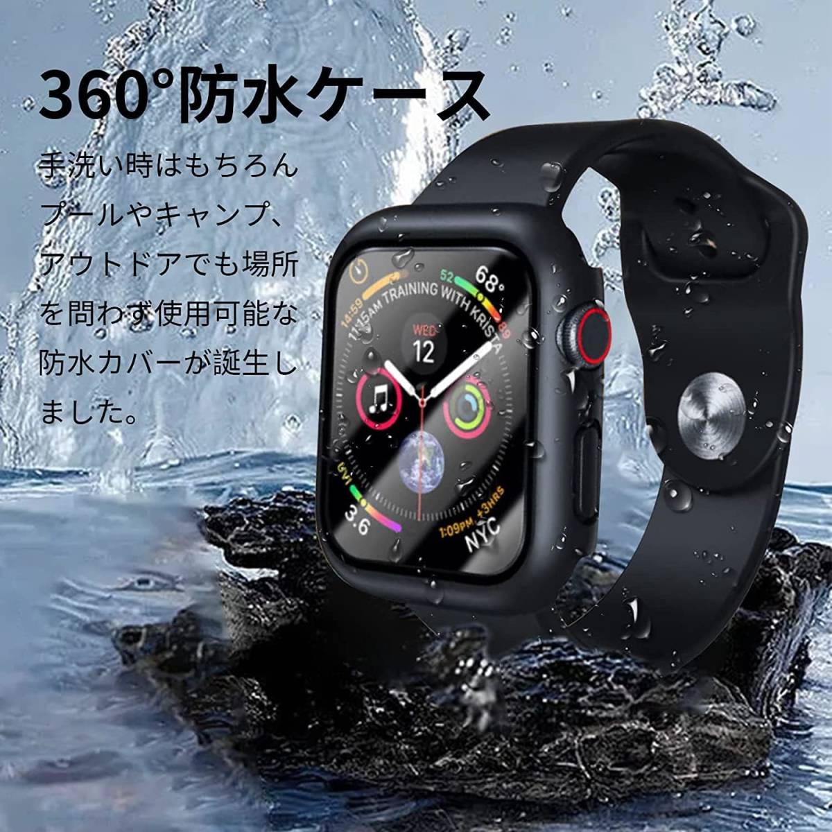 チタンゴールド 49mm 【2023強化版】AMAPC for Apple Watch ケース Apple Watch Ultra_画像3