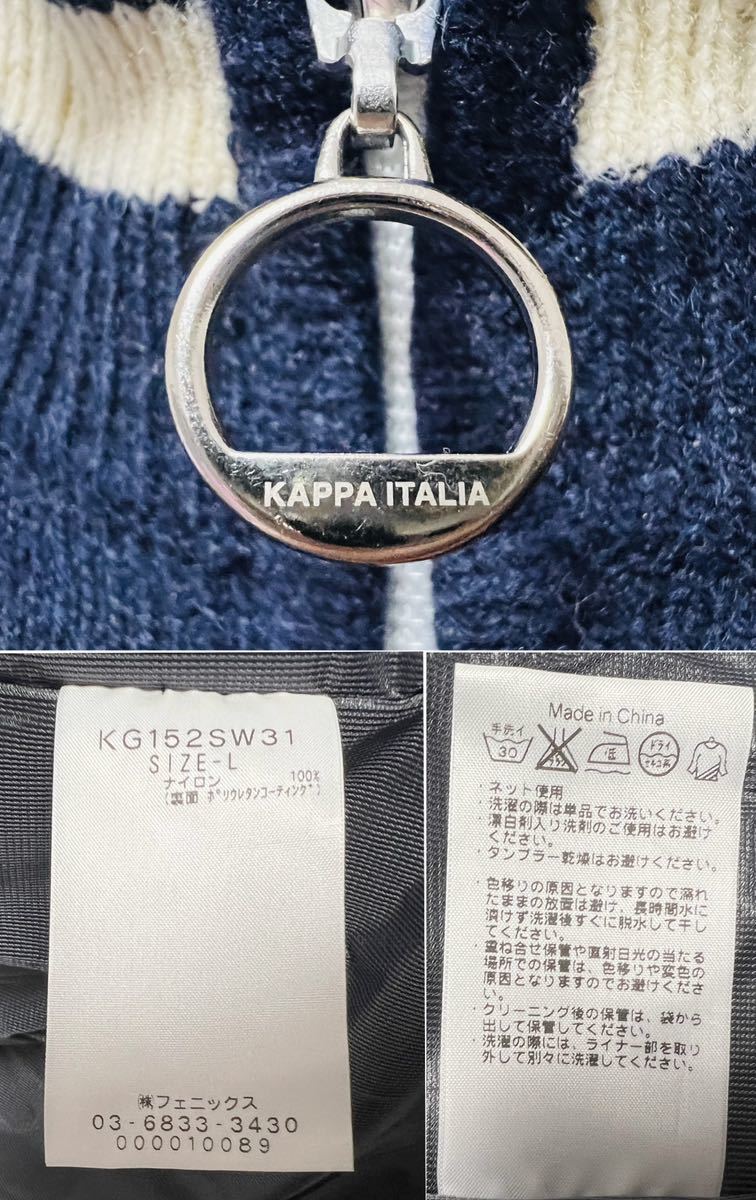 Kappa Golf Zip up sweater liner removed possible L size beautiful goods 