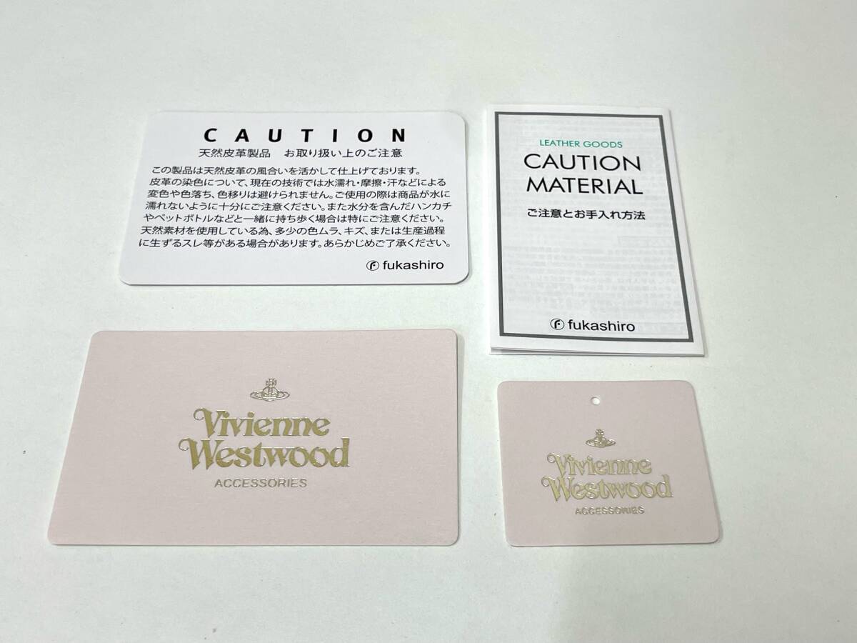 FS2111 VivienneWestwood ヴィヴィアンウエストウッド キーケース 4連 シルバー金具 赤裏地 付属品有 箱有 未使用品 現状品_画像8