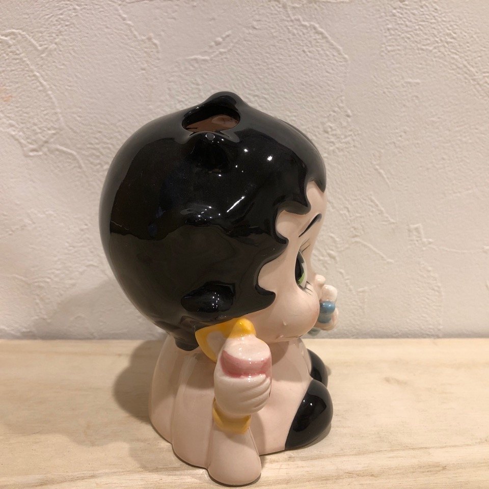 歯ブラシ立て 歯ブラシスタンド ベティちゃん Betty Boop ベティブープ 陶器 フィギュア KFS ベティ アメリカ 雑貨 置物 レトロ 管理001_画像4