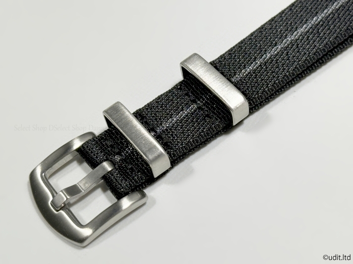  ковер ширина :18mm высокое качество глянец NATO ремешок наручные часы ремень черный × серый полоса ткань 