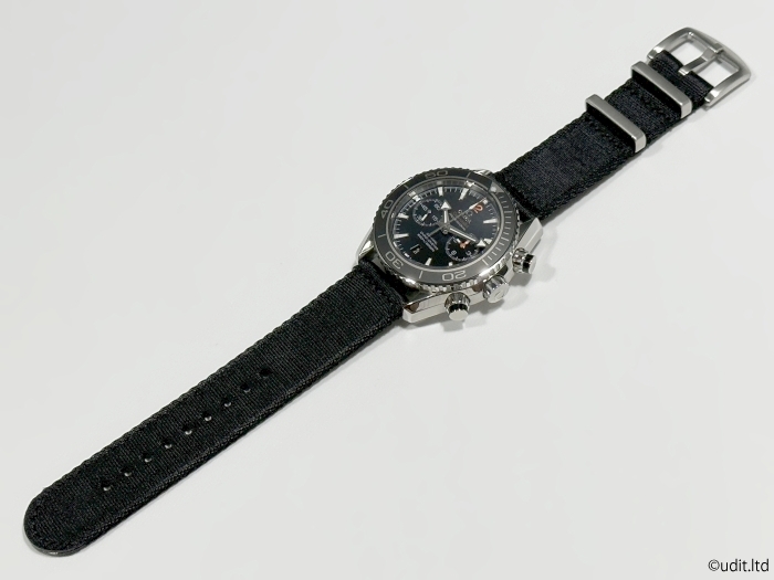 ラグ幅:22mm 高品質 分割 NATO ストラップ 腕時計ベルト ブラック グレー ベージュ ファブリック 二重編み込み DBH