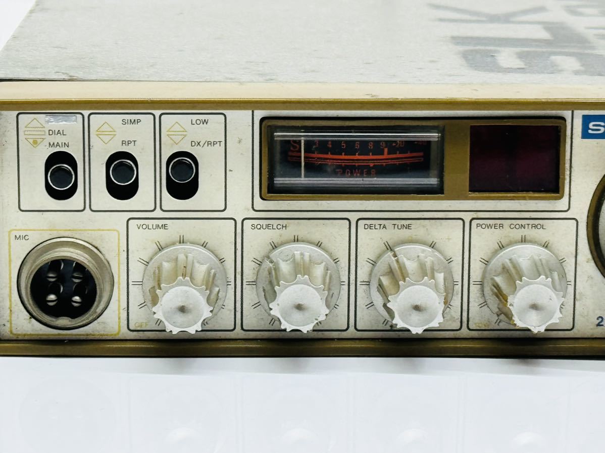 *[ retro ]SILK JAPAN-80 II 29MHz FM TRANSCEIVER amateur radio no check present condition goods junk control number 02064