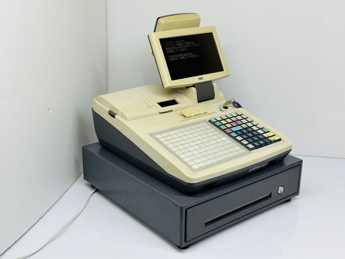 東芝テック TEC テック 電子レジスター FS-2055 通電確認のみ 東芝テック TEC テック 電子レジスター FS-2055 通電確認のみ
