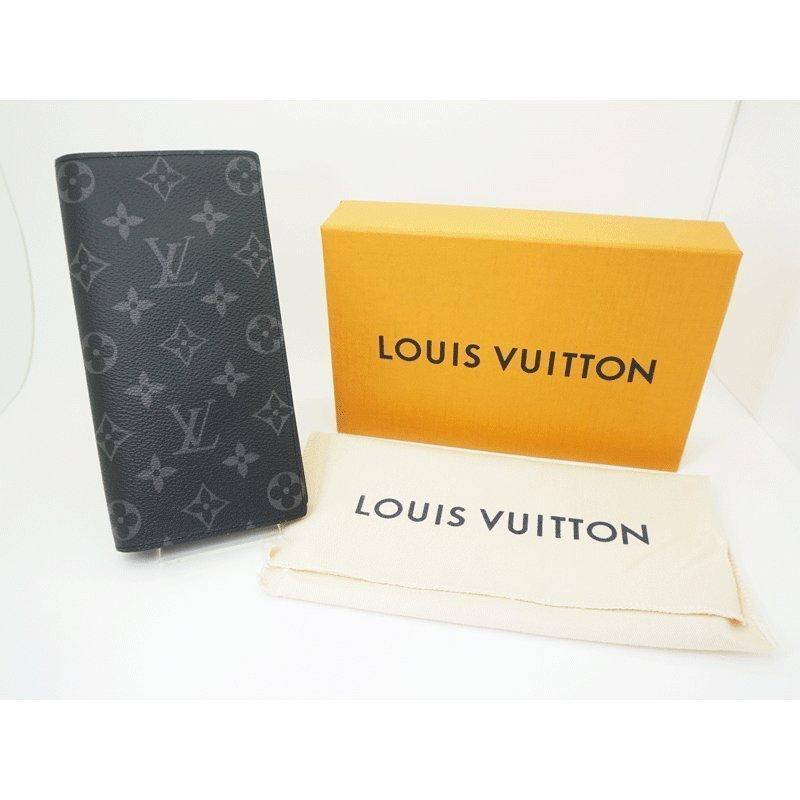 【新品 】 LOUIS VUITTON (ルイ・ヴィトン) ポルトフォイユ ブラザ モノグラム エクリプス M61697 長財布 送料無料！！の画像1