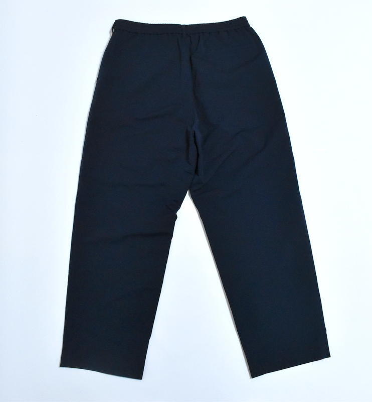 【送料無料】新品 nanamica ナナミカ ALPHADRY Wide Easy Pants 34 ネイビー SUCS313 アルファドライ ワイド イージーパンツ _画像2