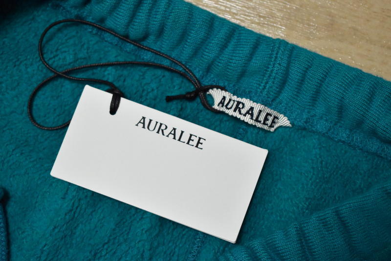 【送料無料】新品 AURALEE オーラリー HIGH COUNT HEAVY SWEAT PANTS 4 定価30800円 スウェットパンツ_画像4