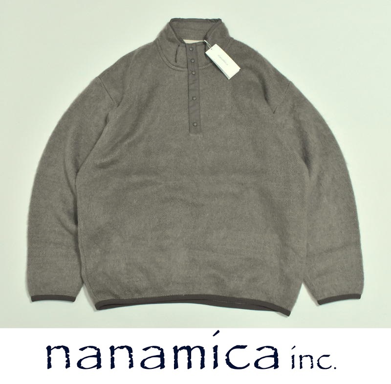 【送料無料】新品 nanamica ナナミカ PULLOVER SWEATER XL 定価49500円 モヘア プルオーバーセーター モヘヤ SUJF351 ベージュ