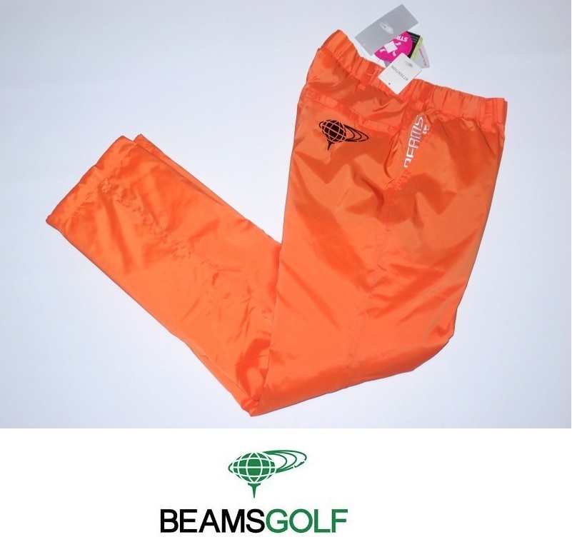 【送料無料】新品 BEAMS GOLF オレンジレーベル ツアー 中綿 ストレッチ パンツ L 定価25000円 ビームスゴルフ 保温 伸縮 ソーラーセンサー_画像1