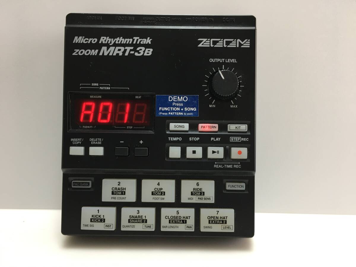 ZOOM　Micro RhythmTrak　MRT-3B　ジャンクRT-3571_画像1