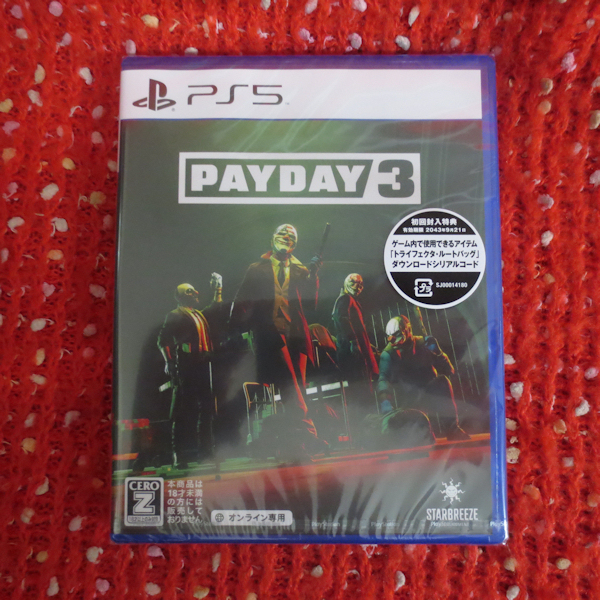 GM-0107 新品 未開封品 PS5 ソフト ペイデイ3 PAYDAY3の画像1