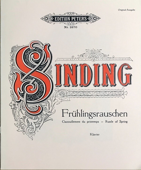 ジンディング(シンディング) 春のさざめき Op.32/3 (ピアノ・ソロ) 輸入楽譜 SINDING Rustle of Spring Op.32/3 洋書_画像1