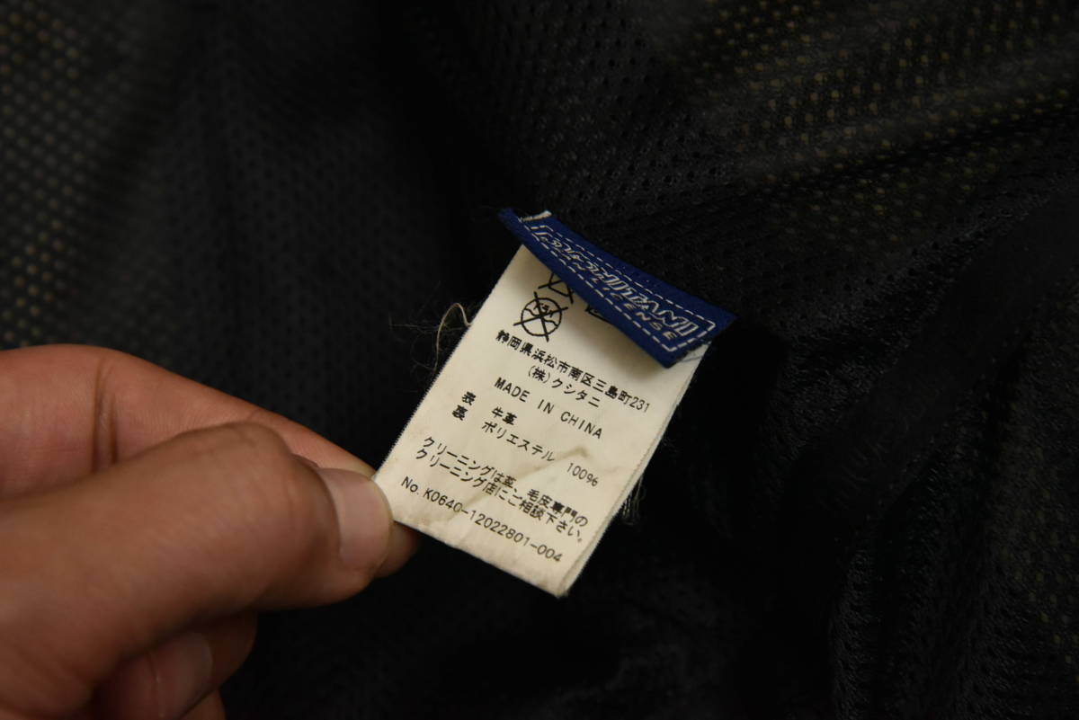 KUSHITANI クシタニ クロノスジャケット レザージャケット サイズLL ３点パット付（ライディング 本革 牛革 K-0640の画像7