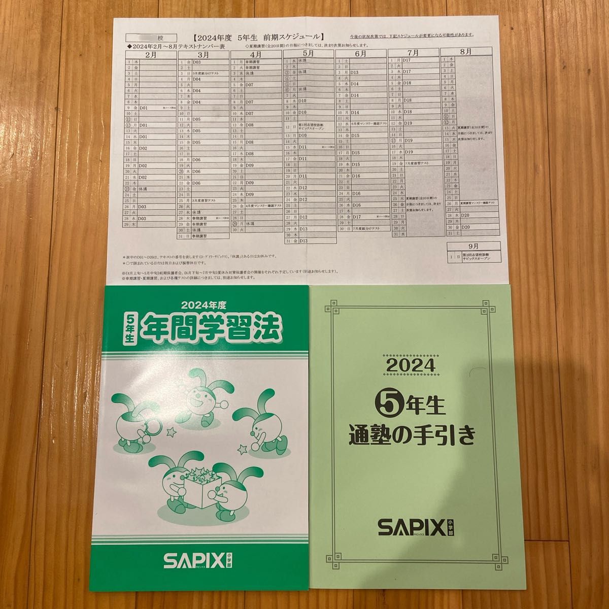 最新版】SAPIX サピックス 2024年度 5年生 年間学習法 通塾の 最新版】SAPIX サピックス 2024年度 5年生 年間学習法 通塾の