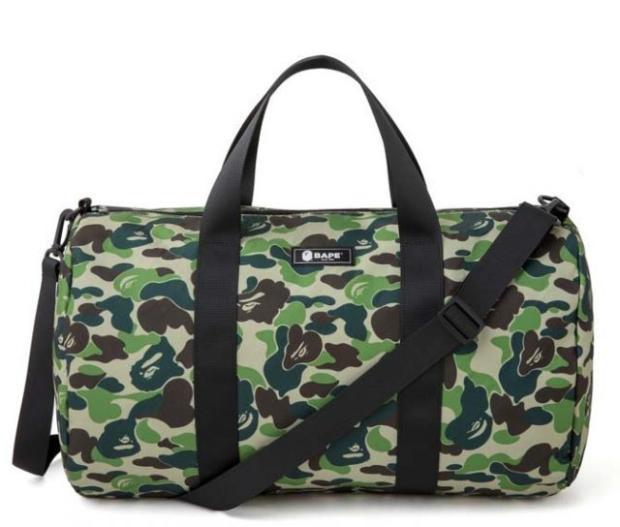 BAPE◆A BATHING APE／迷彩カモ◆ア ベイシング エイプ◆ビッグダッフルバッグ◆CAMO／カモ／付録ノベルティ_画像1